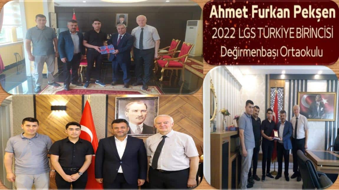 2022 LGS TÜRKİYE BİRİNCİSİ-Ahmet Furkan PEKŞEN